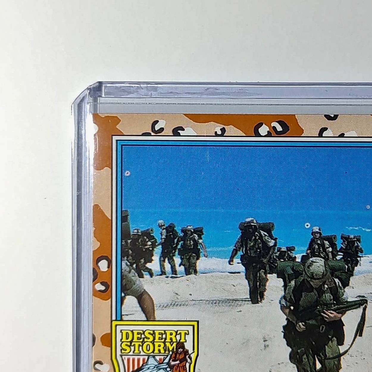 The Marines Land 1991 Topps Desert Storm #151 Card