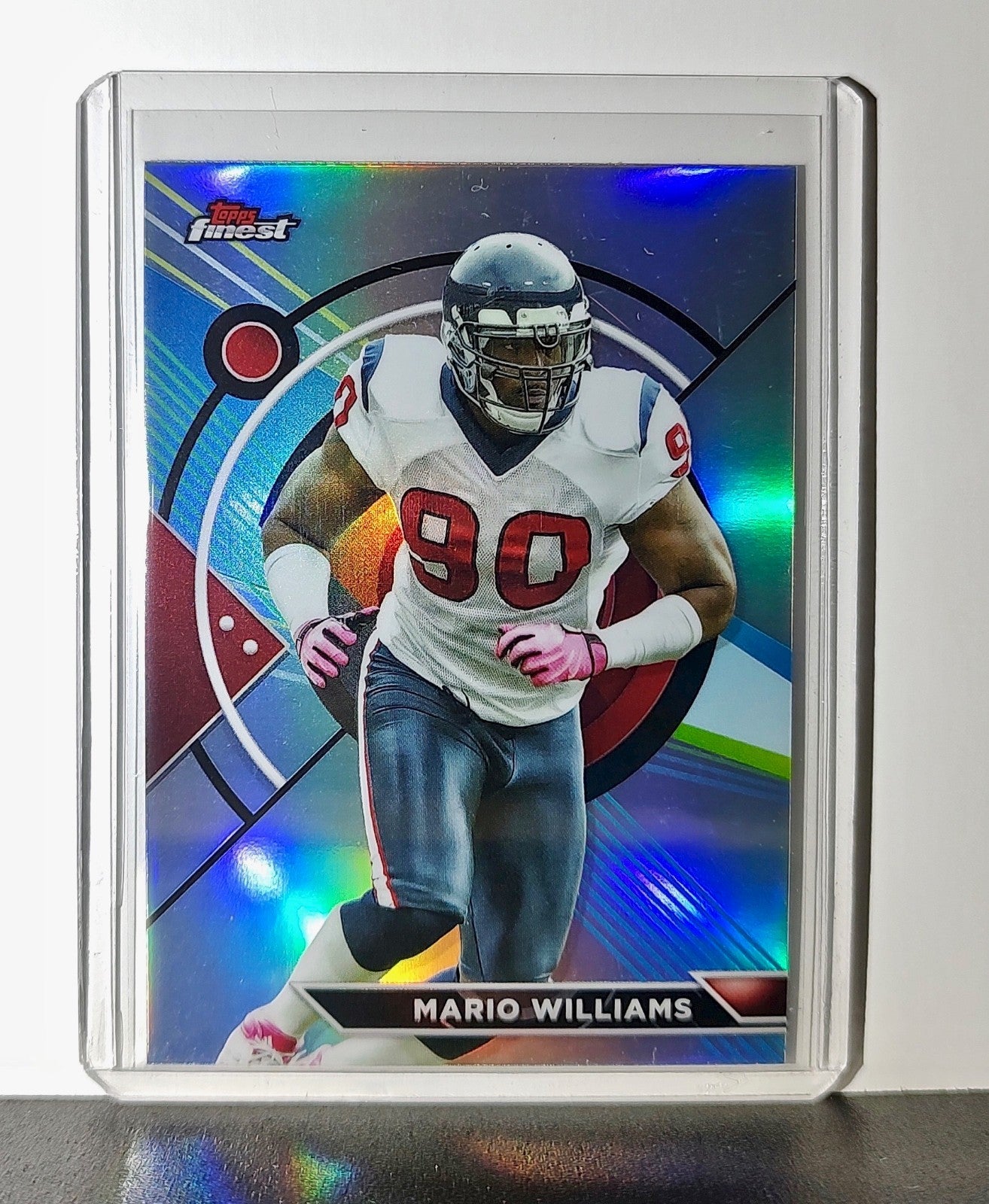 Mario Williams 2023 Topps Finest Refractor NFL #193 Football Card Houston Texans