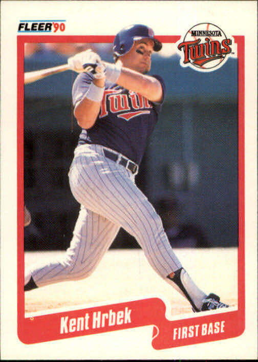 1990 Kent Hrbek Fleer Baseball Card #378