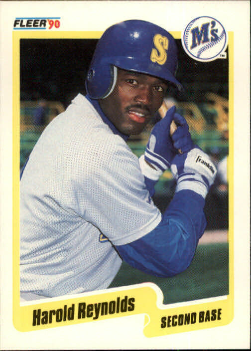 1990 Harold Reynolds Fleer Baseball Card #524