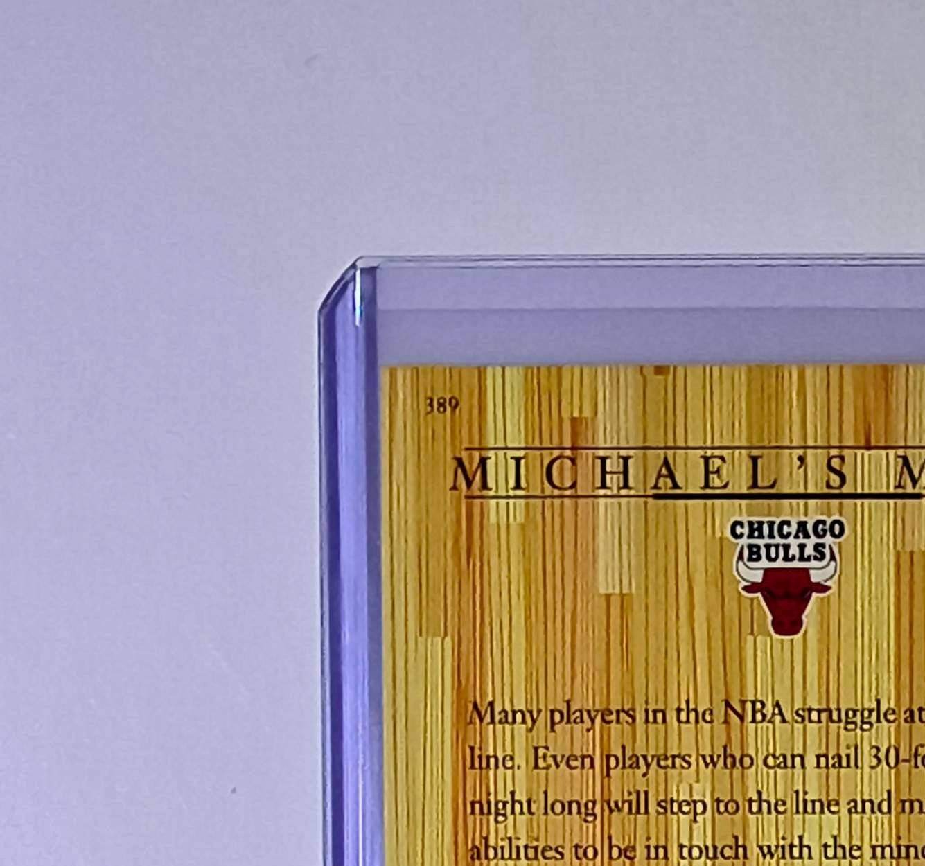 Michael Jordan 1997-98 Upper Deck Collector's Choice #389 Card Chicago Bulls