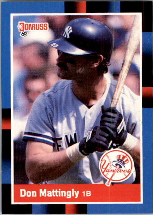 1988 Don Mattingly Donruss Baseball Card #217