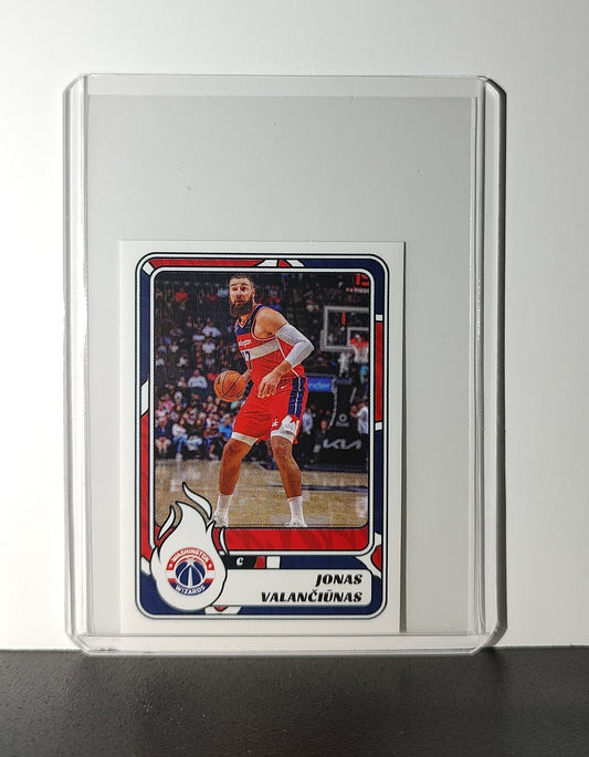 Jonas Valanciunas 2024-25 Panini NBA #284 Sticker Card Washington Wizards