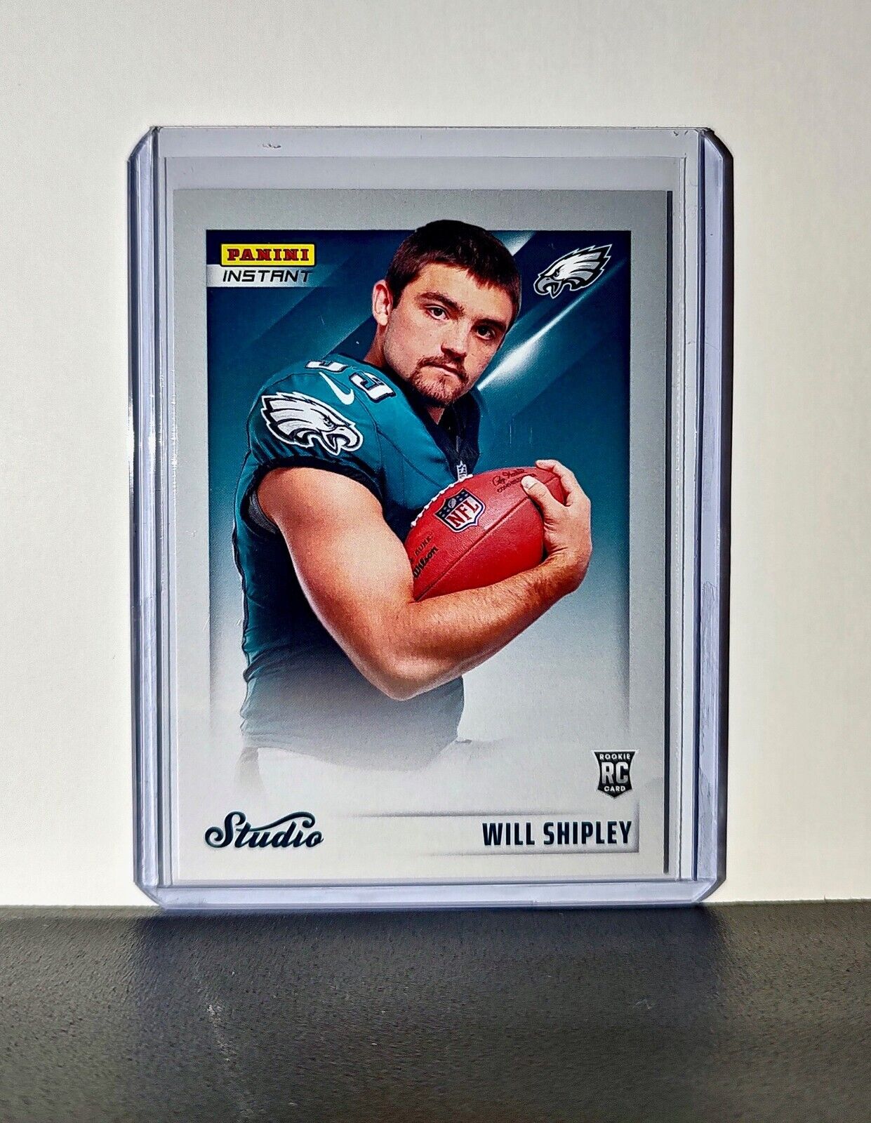 Will Shipley 2024 Panini NFL Studio Rookies #31 Card Philadelphia Eagles 1/1672