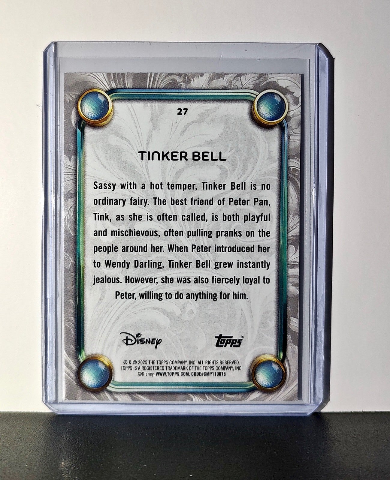 Tinker Bell 2025 Topps Disney Wonder #27 Card Peter Pan