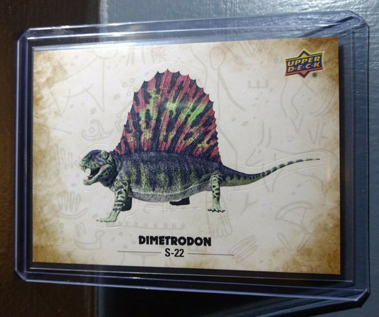 2015 Upper Deck Dinosaurs Dimetrodon #S-22 Trading Sticker Card