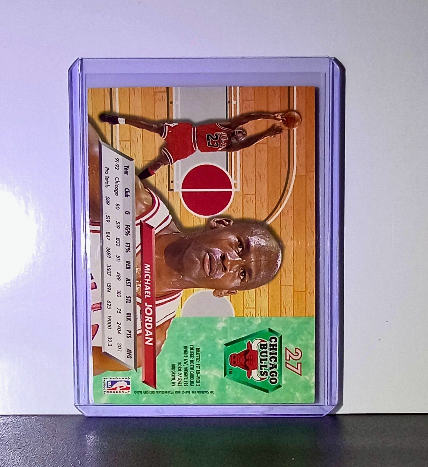 Michael Jordan 1992-93 Fleer Ultra #27 Basketball Card Chicago Bulls