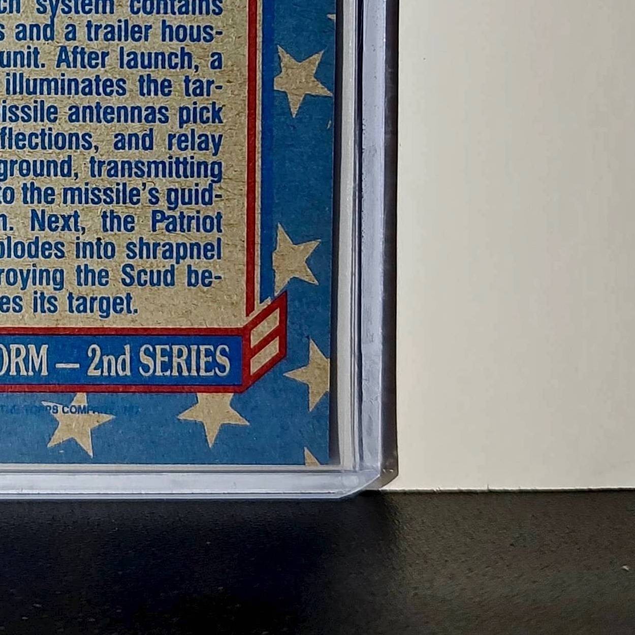 Patriot – The SCUD Interceptor 1991 Topps Desert Storm #166 Card