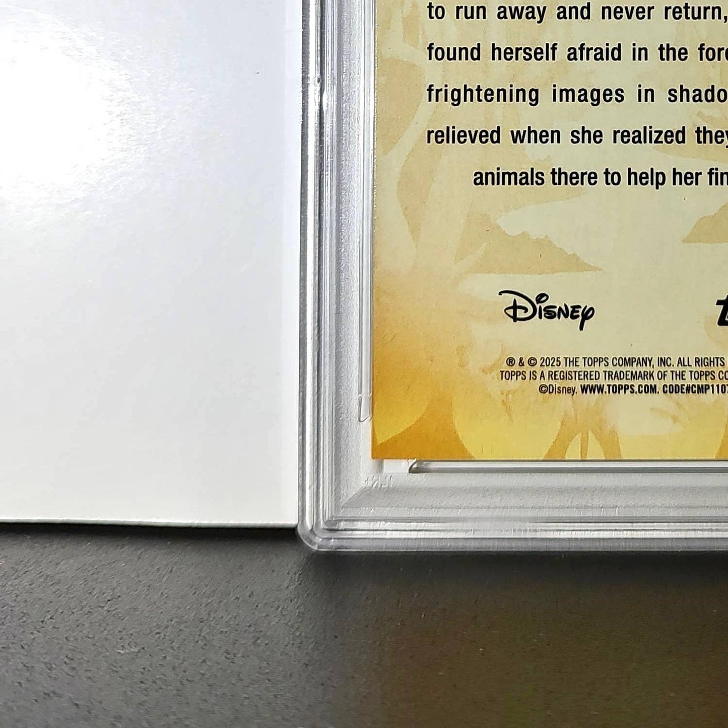 Forest Animals 2025 Topps Disney 2025 Topps Disney #FF-1 Furry Friends PSA 10