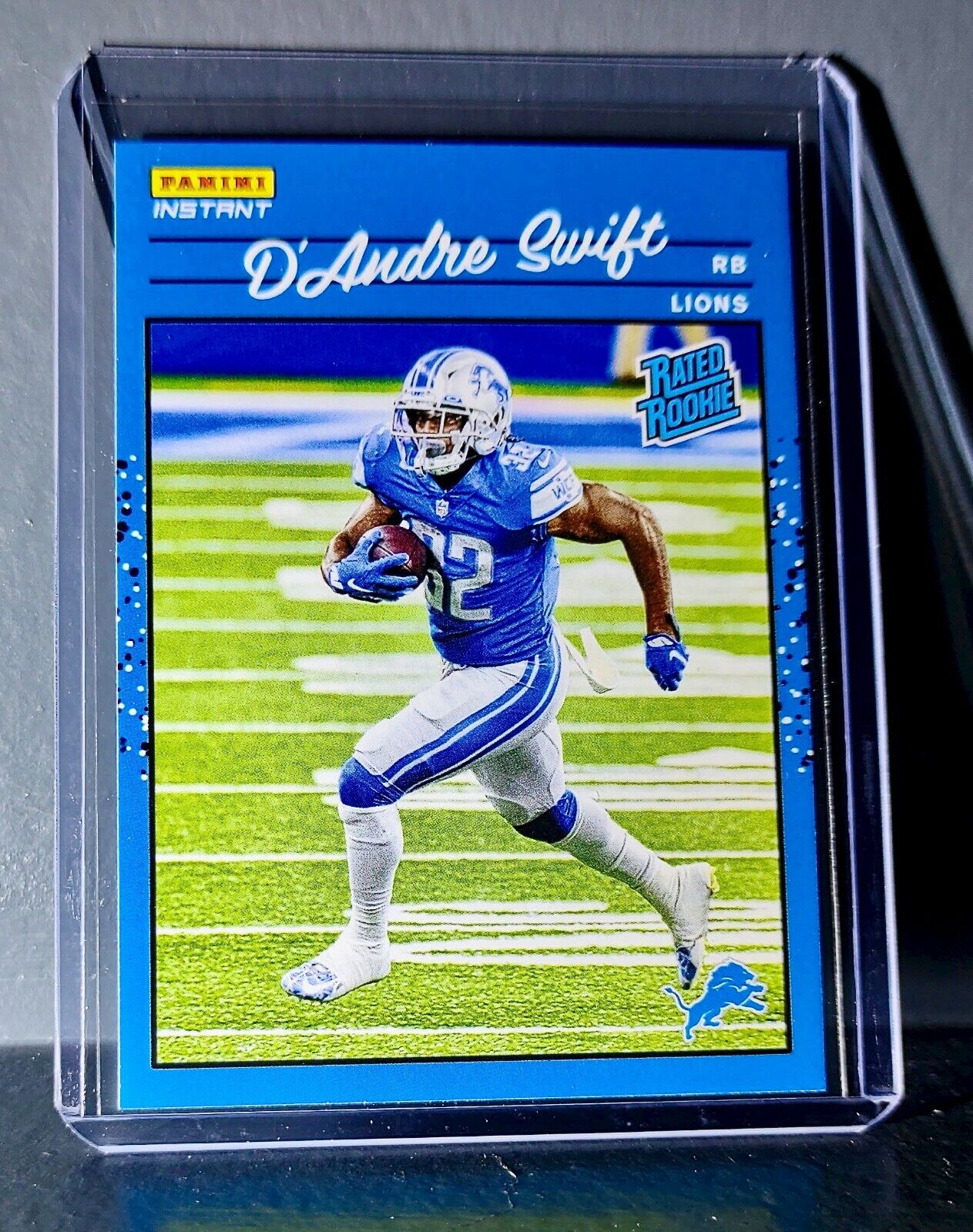 D'Andre Swift 2020 Panini NFL Rated Rookie Retro #15 Rookie Football Card 1/2044