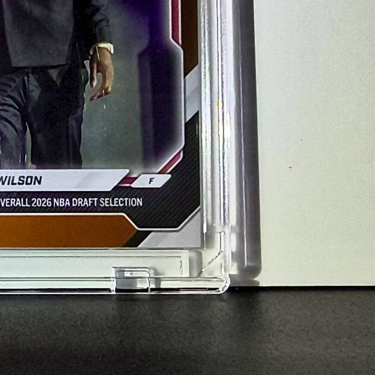 Caleb Wilson Rookie 2026-27 Topps NBA Draft Night Orange Foil 11/25 #CWIL Bulls