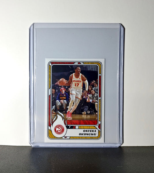 Onyeka Okongwu 2024-25 Panini NBA #101 Sticker Card Atlanta Hawks