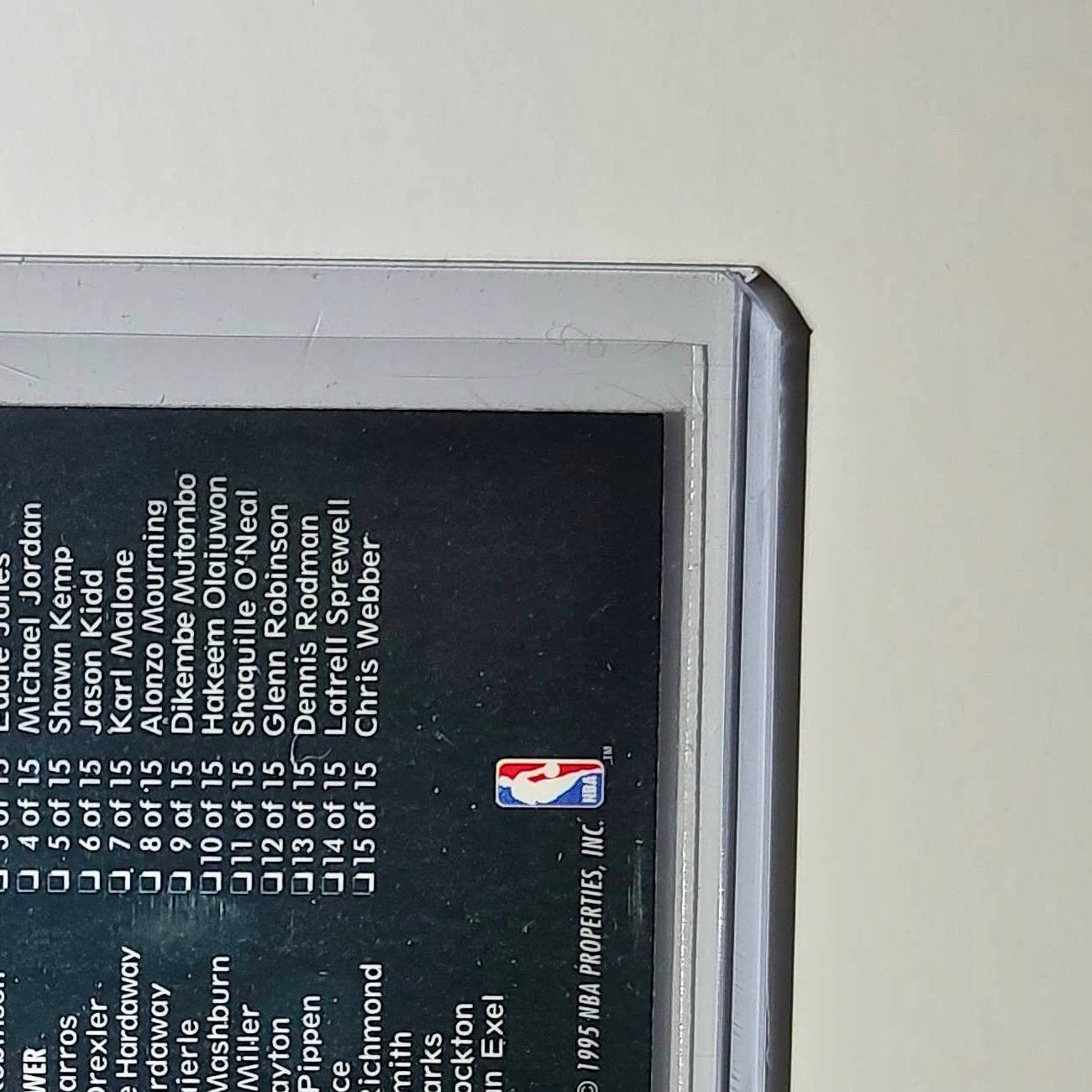 Checklist 1995-96 Flair NBA #150 100-150 and Inserts Card