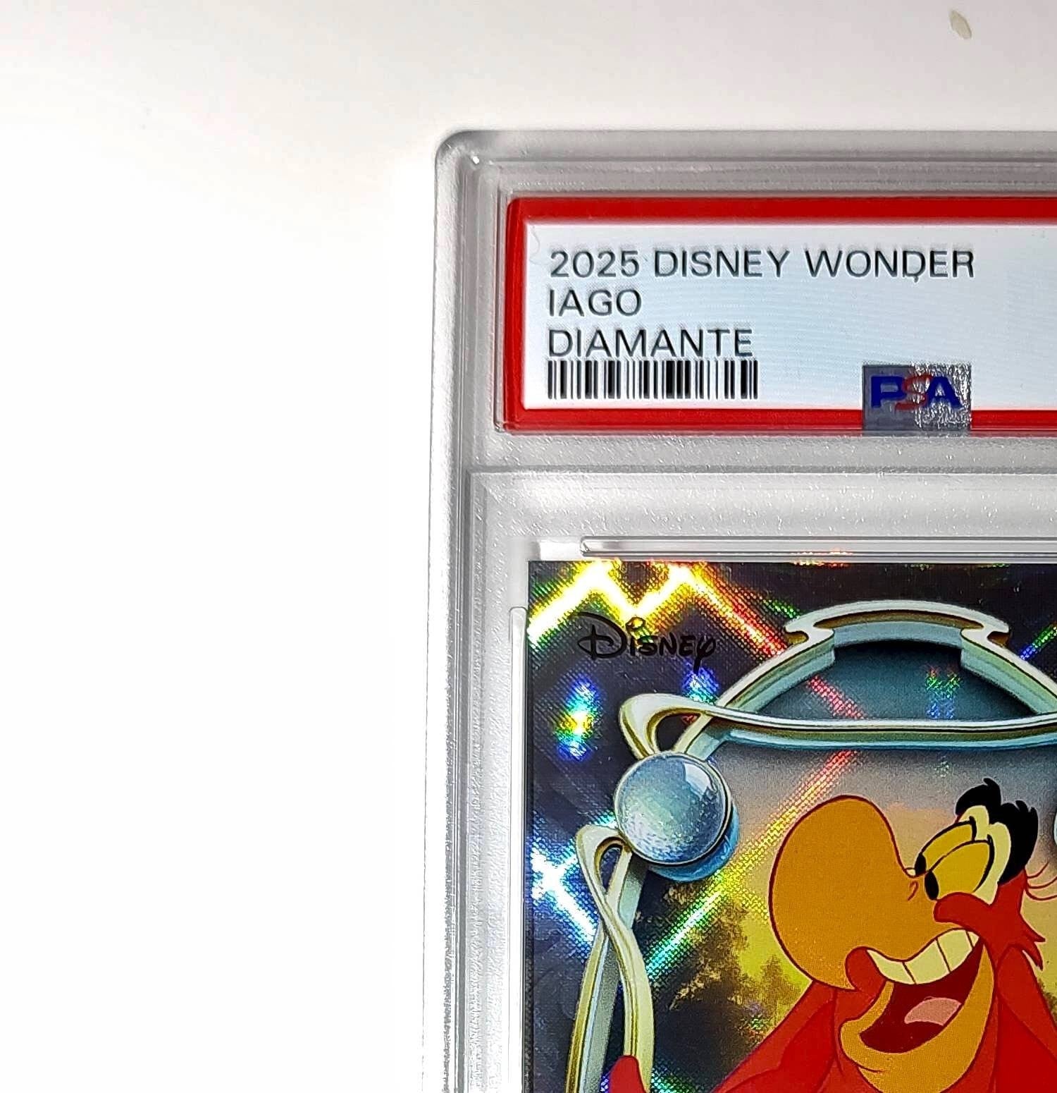Iago 2025 Topps Disney Wonder #53 Winter Variant Card Aladdin PSA 8