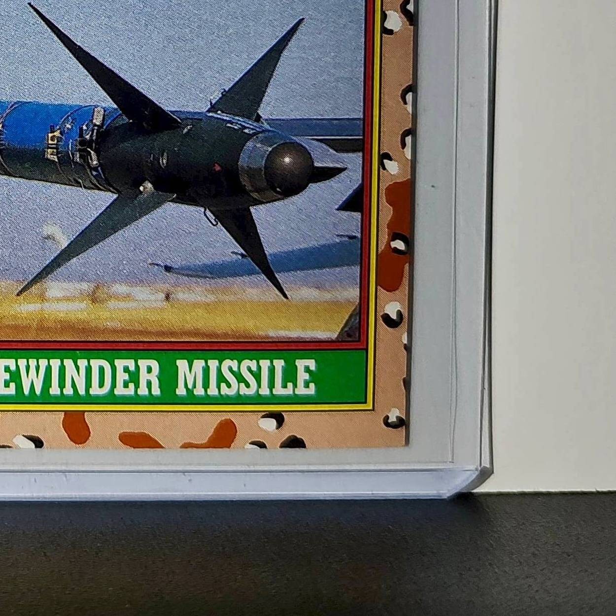The Sidewinder Missile 1991 Topps Desert Storm #49 Card