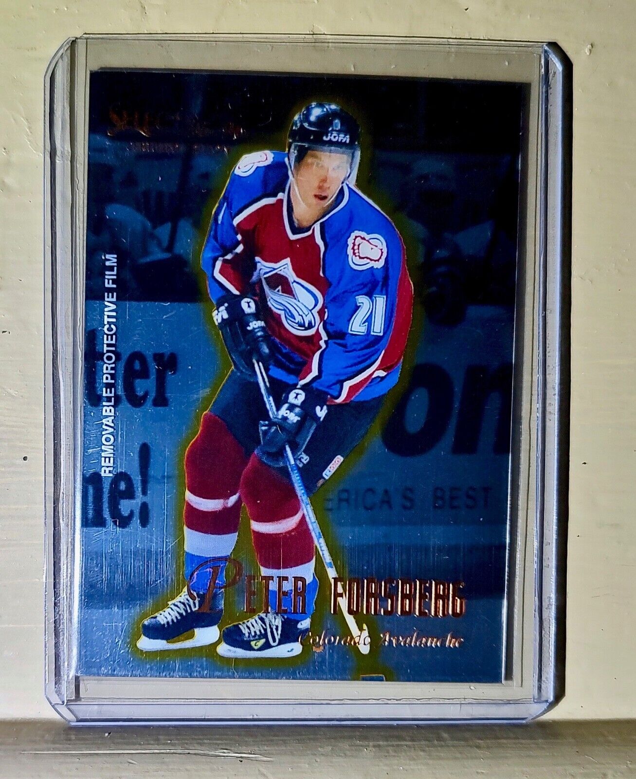 Peter Forsberg 1995-96 Pinnacle Select #68 Hockey Card Philadelphia Flyers