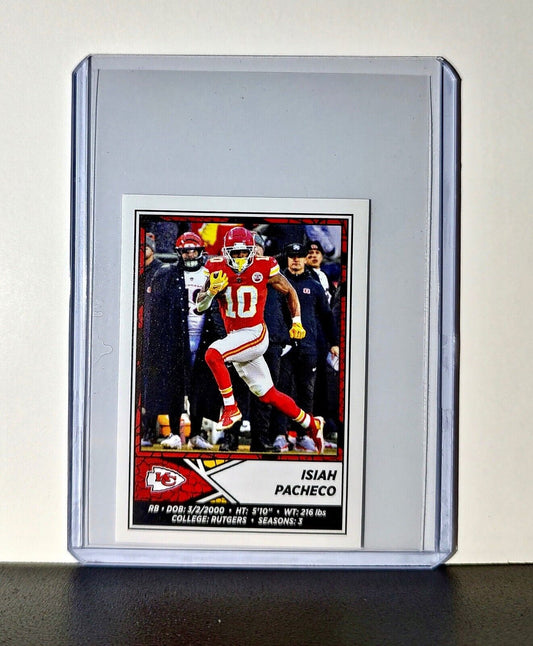 Isiah Pacheco 2024 Panini NFL Sticker #252 Kansas City Chiefs