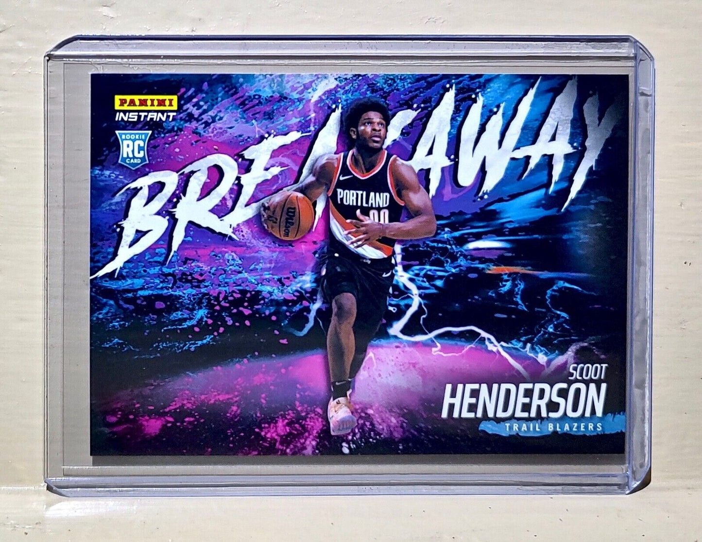 Scoot Henderson 2023-24 Panini NBA Breakaway Basketball #3 Rookie Card 1 of 4085