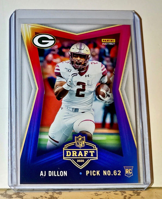 AJ Dillon 2020 NFL Draft Night NFL #14 Football Card Green Bay Packers 1 of 489