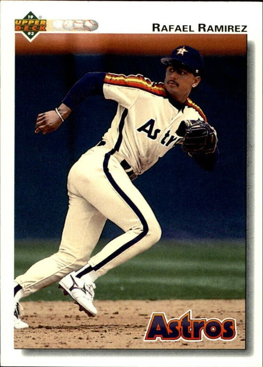 Rafael Ramirez 1992 Upper Deck MLB #582 Baseball Card Houston Astros