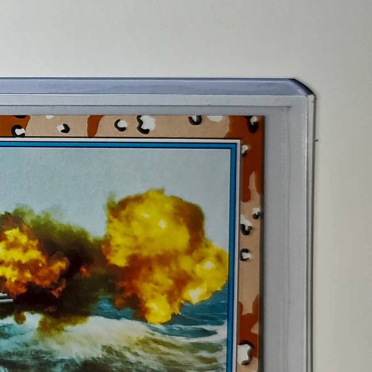 Battleship Cannons 1991 Topps Desert Storm #102 Card