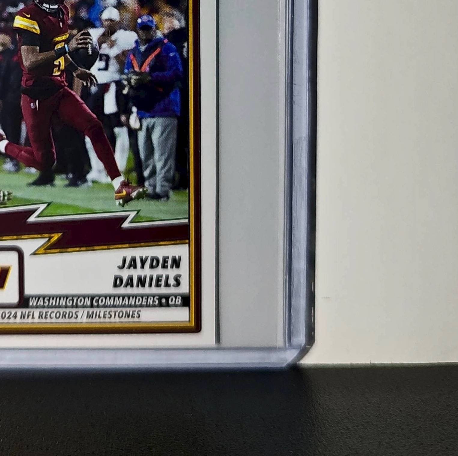Jayden Daniels 2025 Panini NFL #28 Record/Milestone Sticker