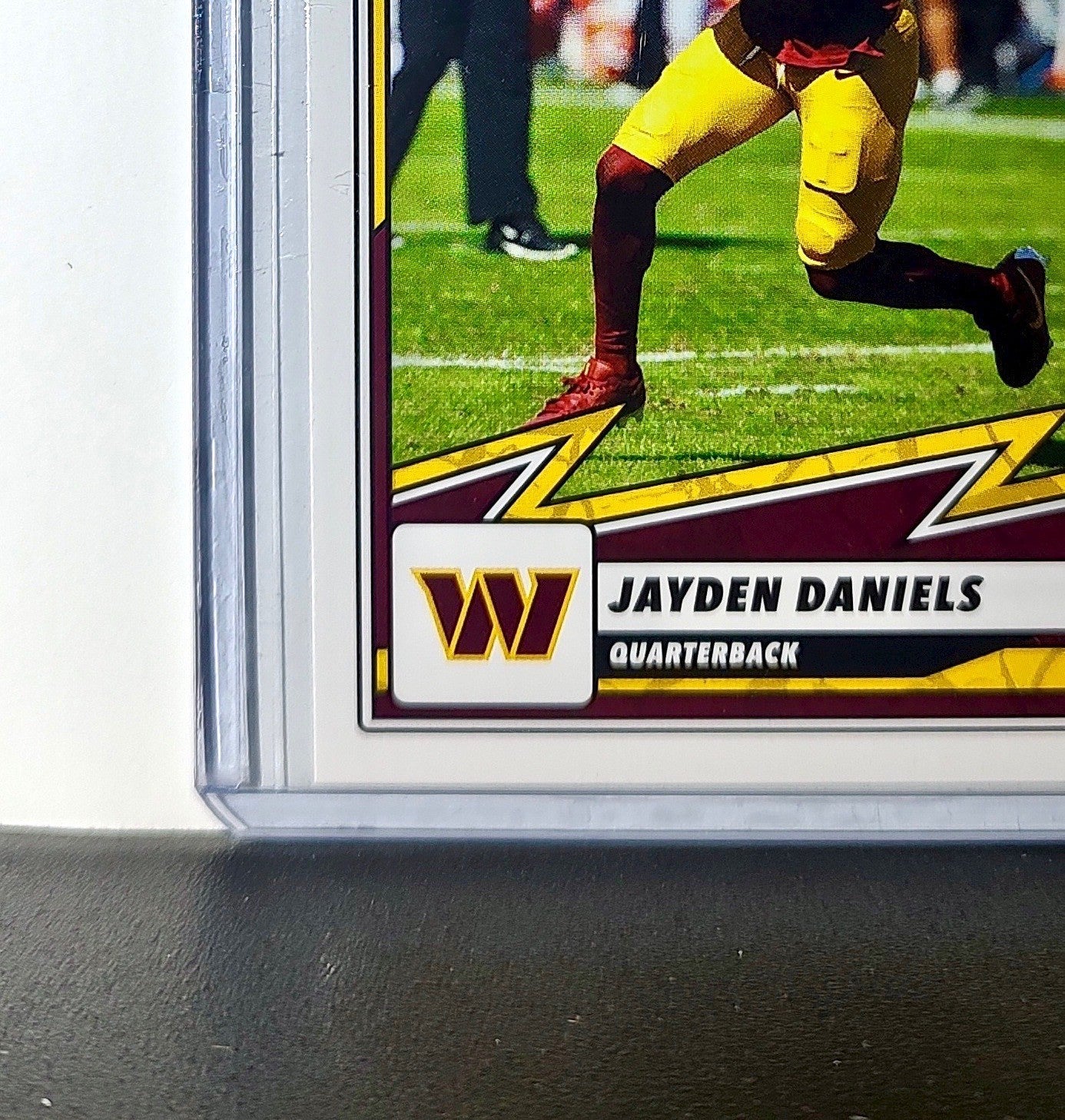 Jayden Daniels 2025 Panini NFL #1 Sticker Card Washington Commanders