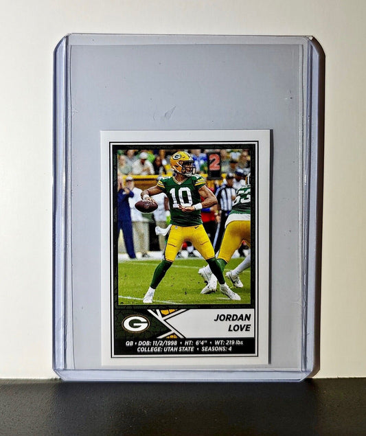 Jordan Love 2024 Panini NFL Sticker #395 Green Bay Packers