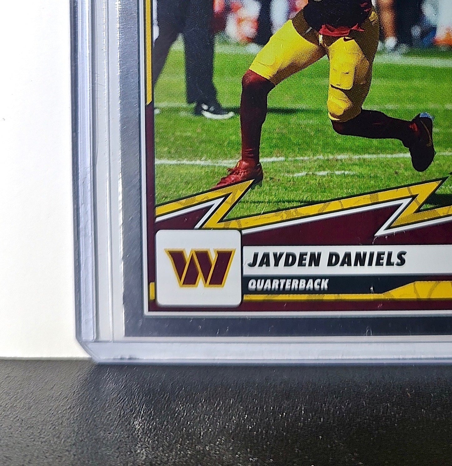 Jayden Daniels 2025 Panini NFL #1 Foil Sticker Card Washington Commanders