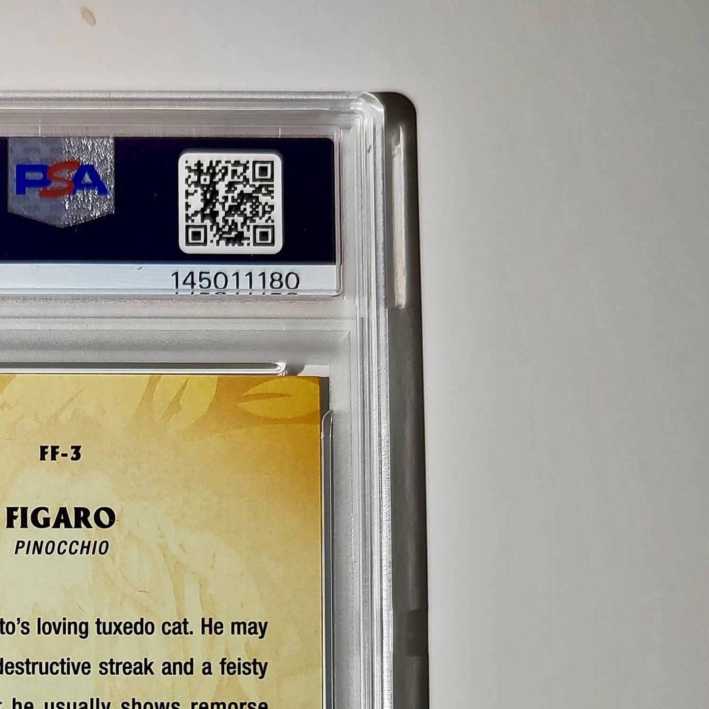 Figaro 2025 Topps Disney #FF-3 Furry Friends Card Pinocchio PSA 10
