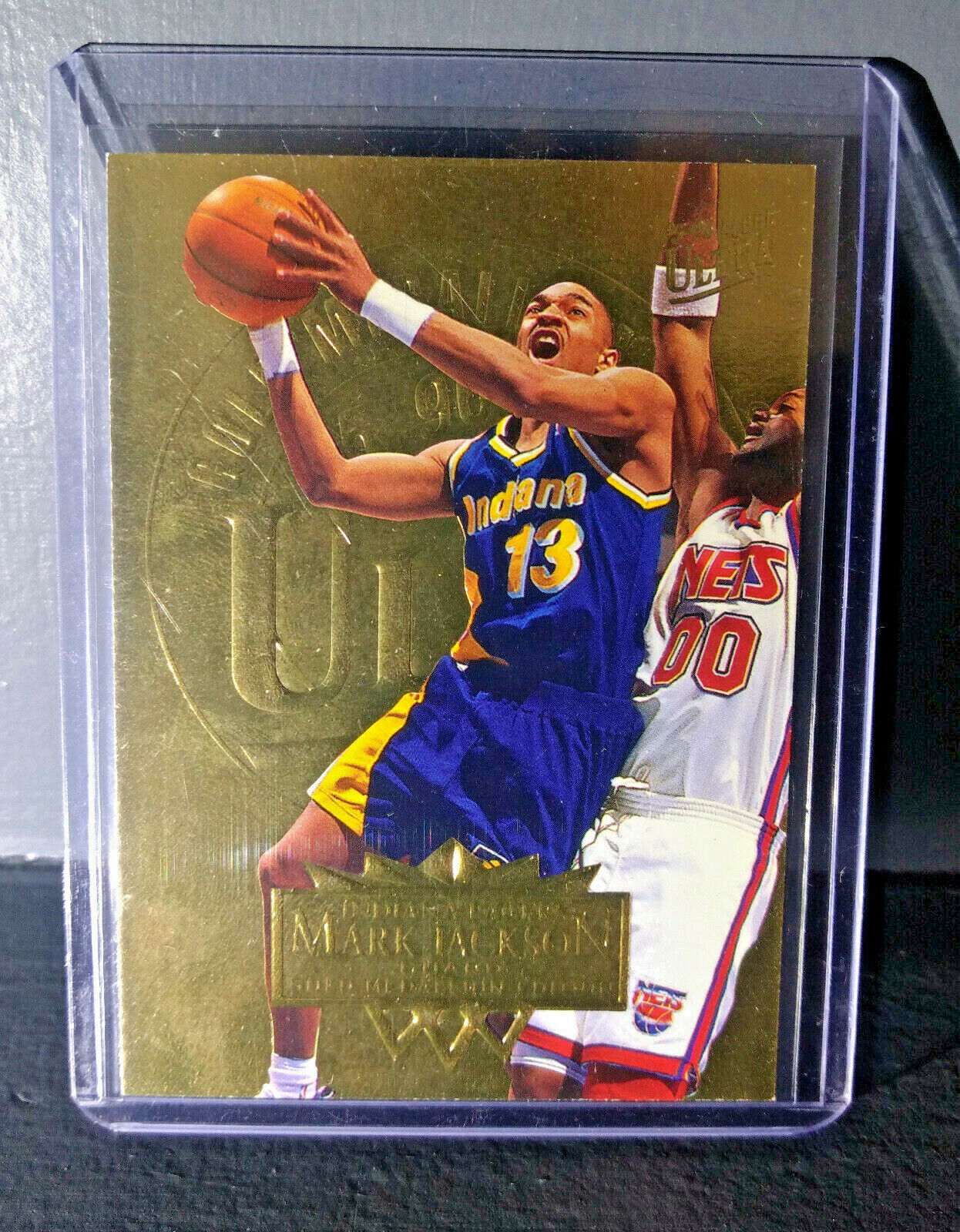 1995-96 Mark Jackson Fleer Ultra Gold Medallion #74 Basketball Card