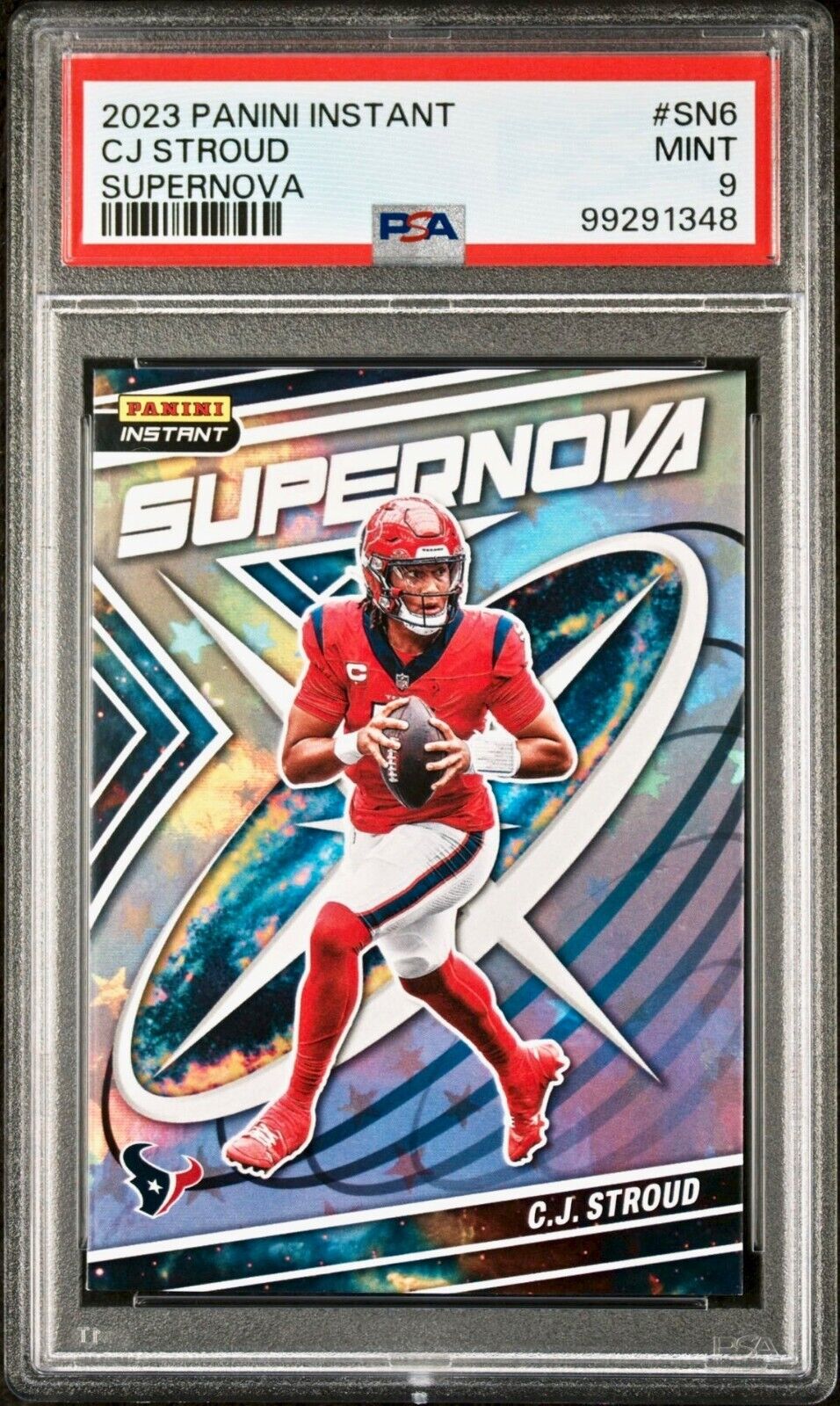 C.J. Stroud 2023 Panini Supernova NFL #SN-6 Football Card PSA 9 Mint