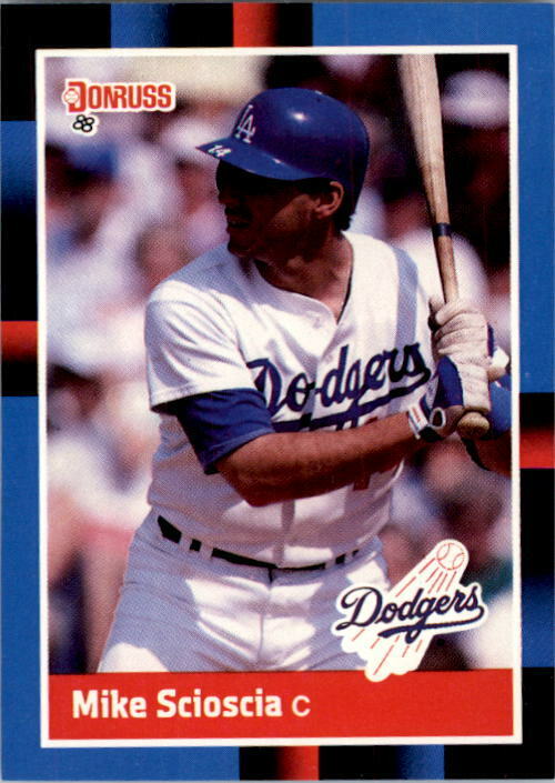 1988 Mike Scioscia Donruss Baseball Card #106