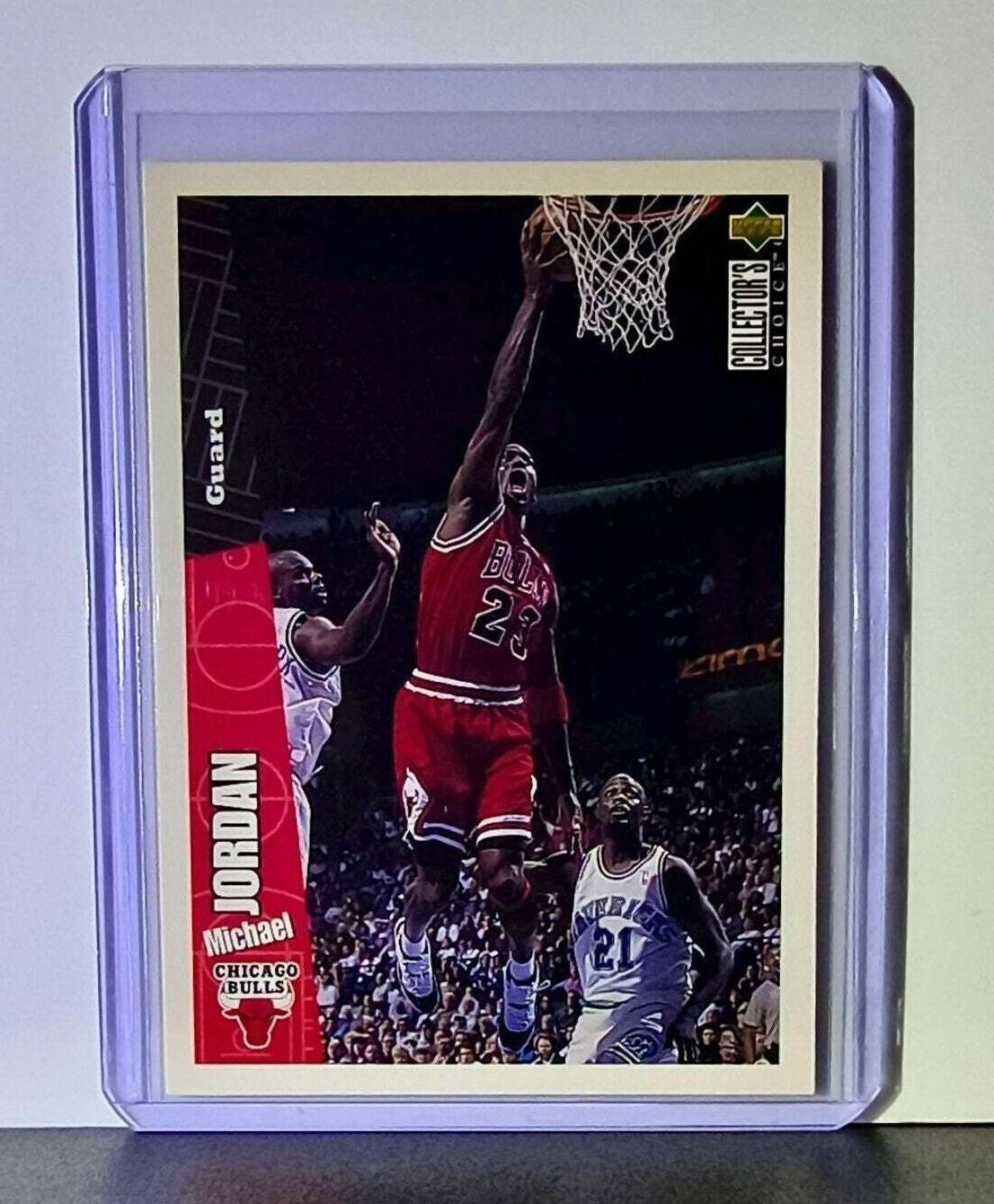Michael Jordan 1996-97 Upper Deck Collector's Choice #23 Card Chicago Bulls