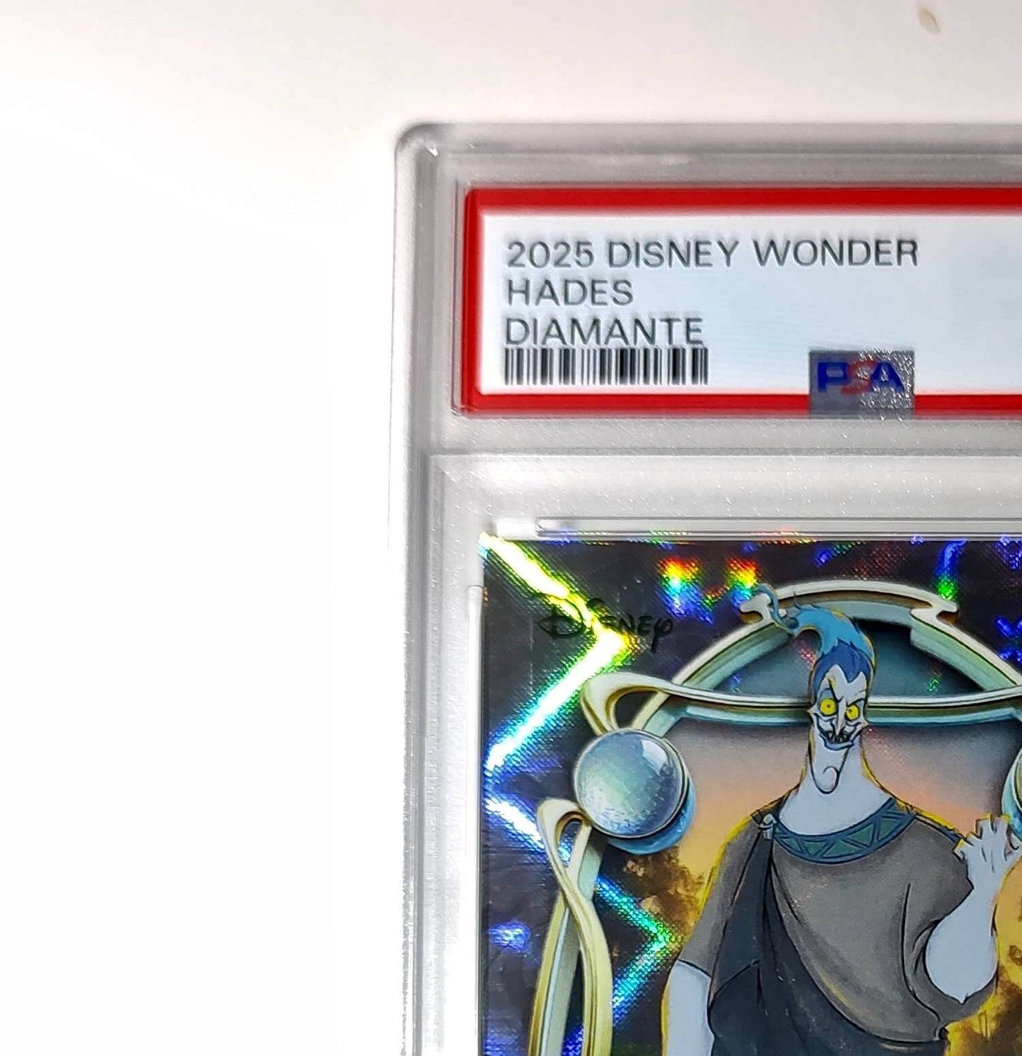 Hades 2025 Topps Disney Wonder #60 Winter Variant Card Hercules PSA 9
