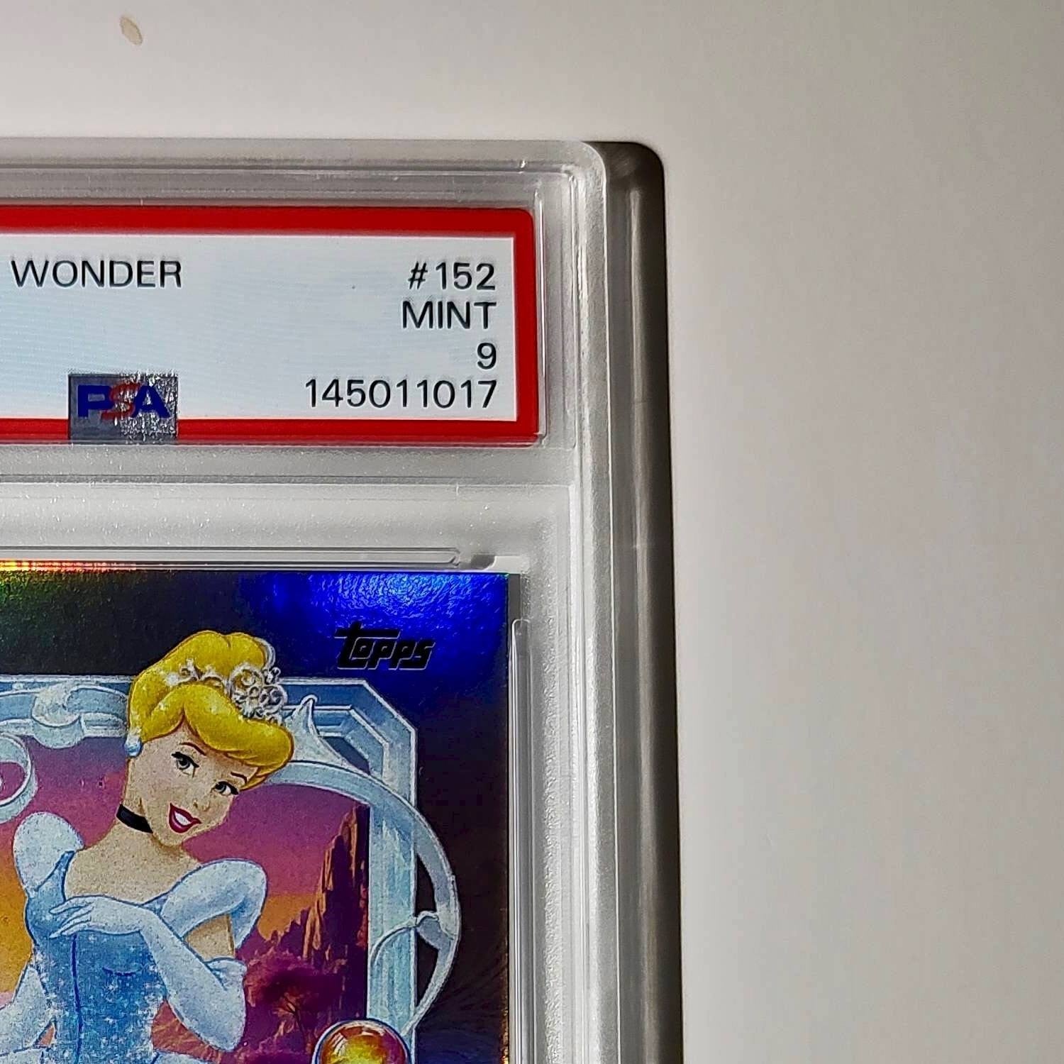 Cinderella 2025 Topps Disney Cartoon Princess #152 Card Cinderella PSA 9 MT