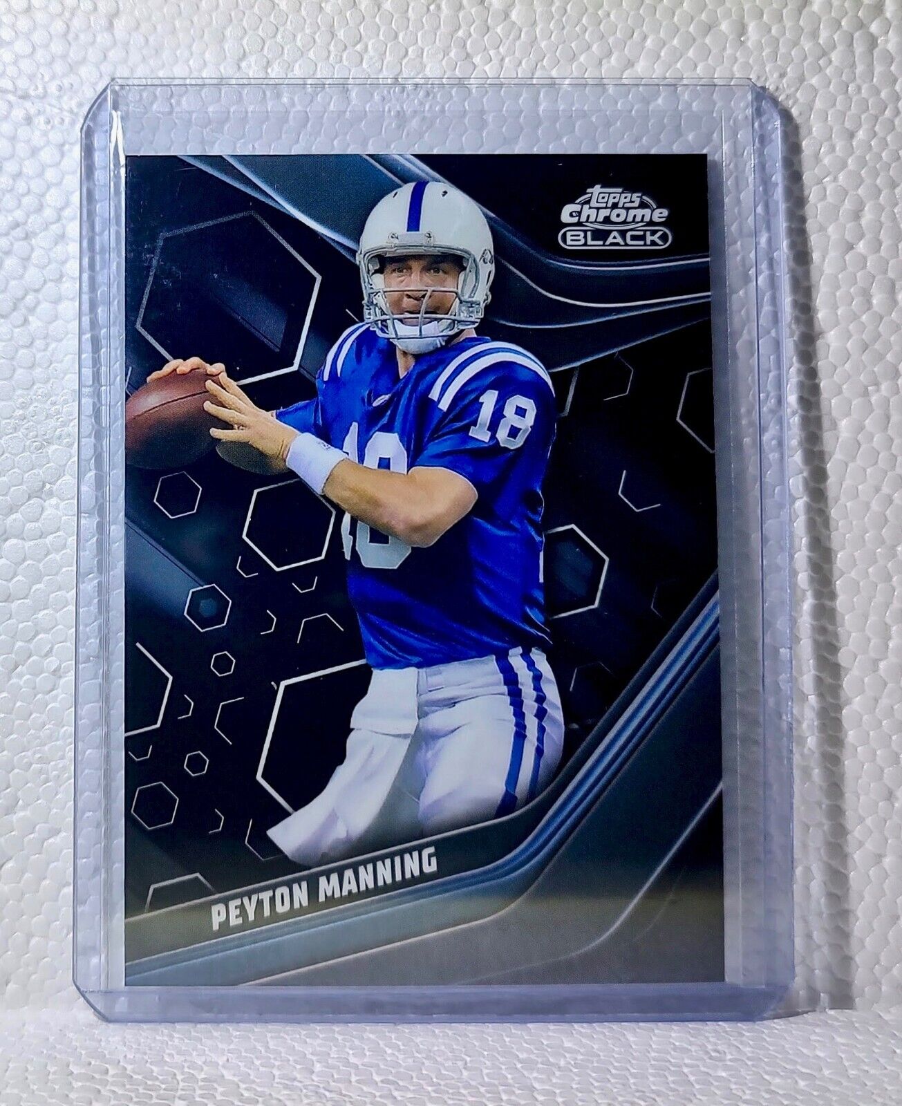 Peyton Manning 2023 Topps Chrome Black NFL #123 Football Card Indianapolis Colts