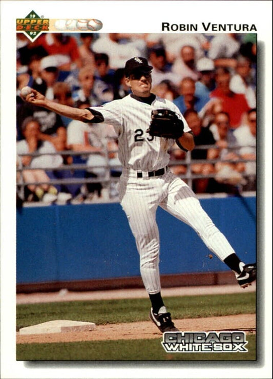Robin Ventura 1992 Upper Deck MLB #263 Baseball Card Chicago White Sox