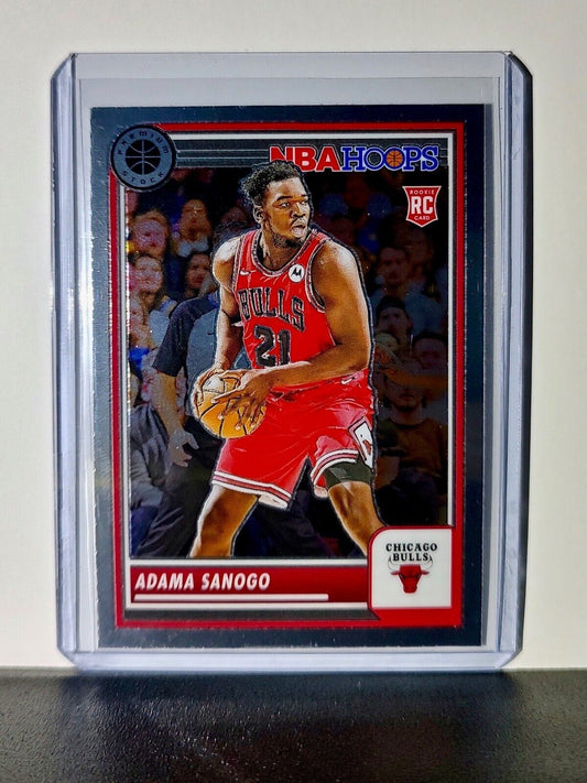 Adama Sanogo 2023-24 Panini Premium Stock NBA Hoops #47 Rookie Card Bulls