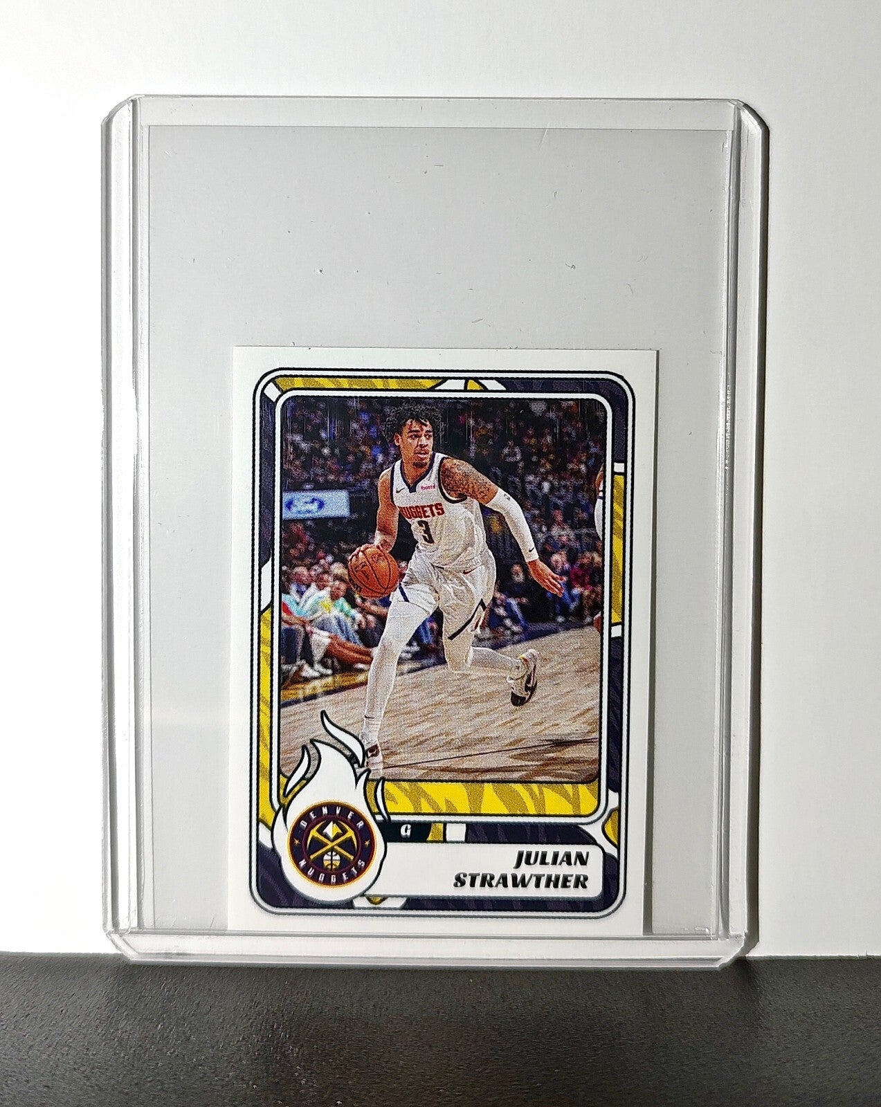 Julian Strawther 2024-25 Panini NBA #312 Sticker Card Denver Nuggets