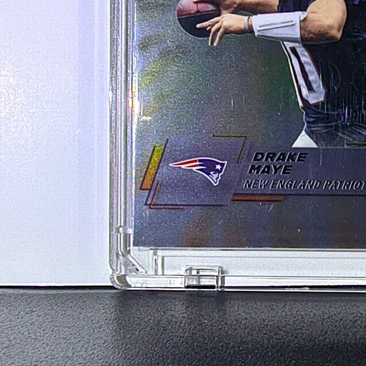 Drake Maye 2025 Topps Finest NFL #RF-5 Reflash Card New England Patriots