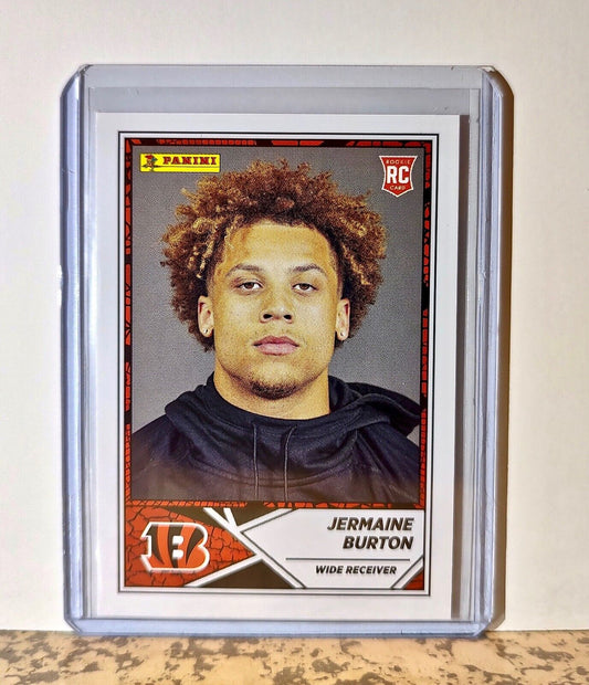 Jermaine Burton 2024 Panini NFL #93 Rookie Sticker Card Cincinnati Bengals