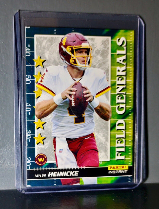 Taylor Heinicke 2021 Panini NFL Instant Field Generals #32 Rookie Card 1 of 2088