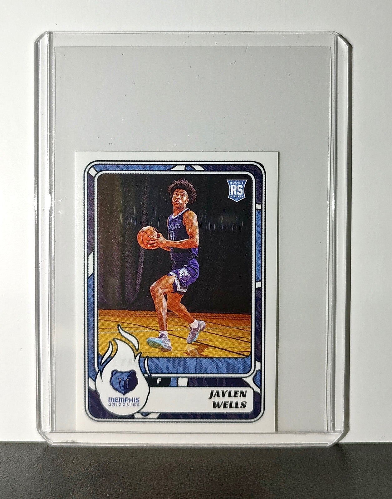 Jaylen Wells Rookie 2024-25 Panini NBA #382 Sticker Card Memphis Grizzlies