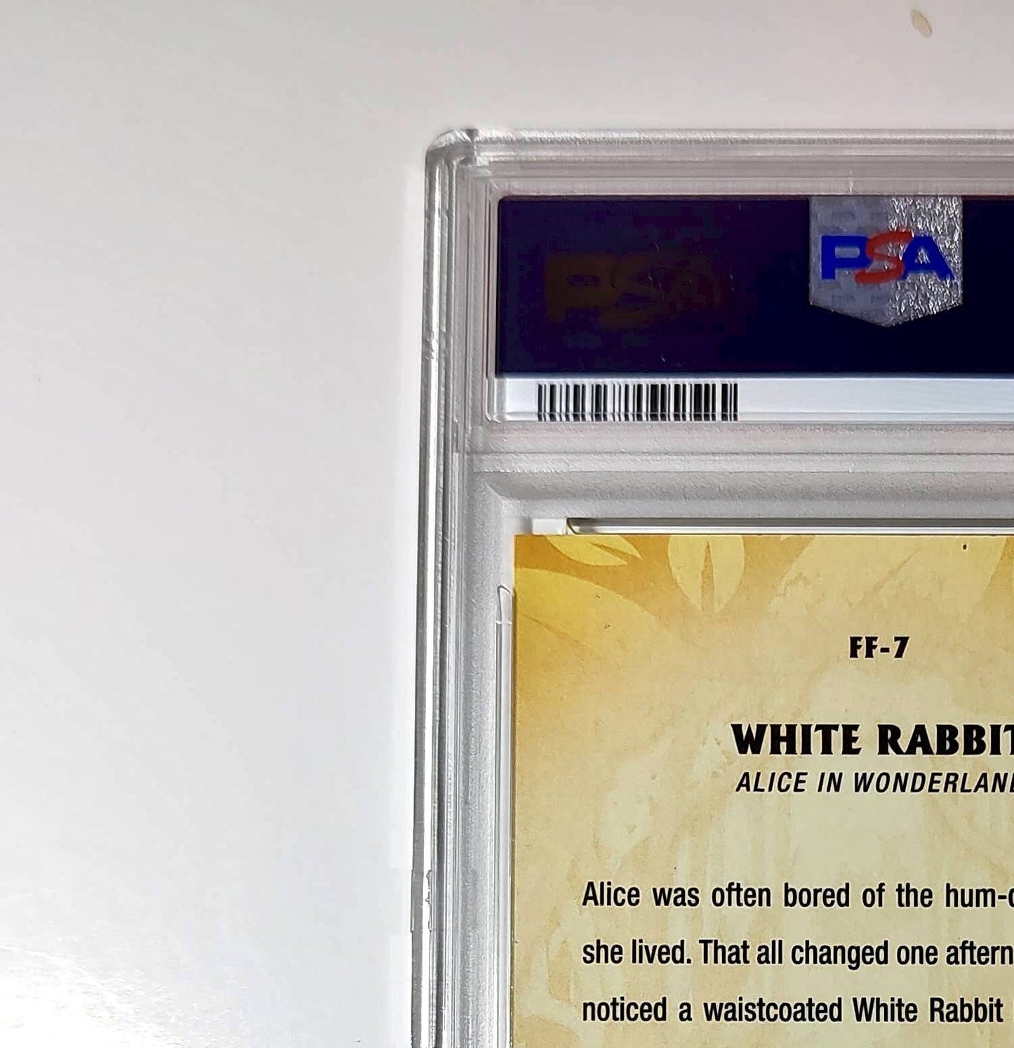 White Rabbit 2025 Topps Disney #FF-7 Furry Friends Card PSA 10 Gem