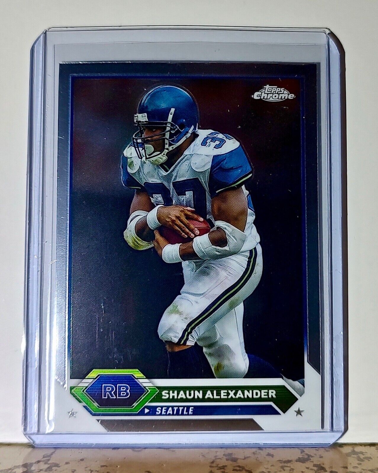 Shaun Alexander 2023 Topps Chrome NFL #48 Football Card Seattle Seahawks