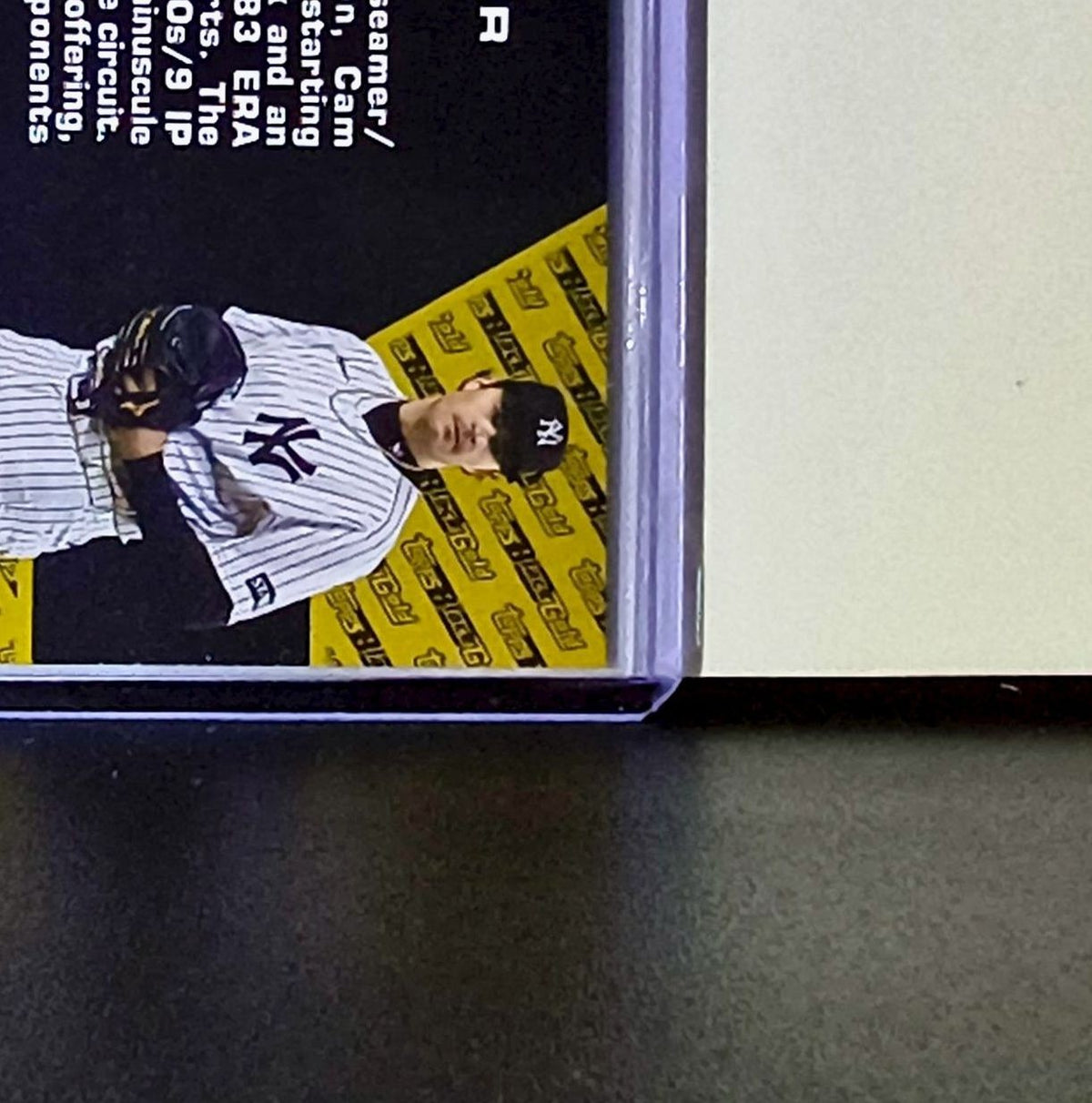 Cam Schlittler Rookie 2026 Topps Update Black Gold MLB #BG-11 Card NY Yankees