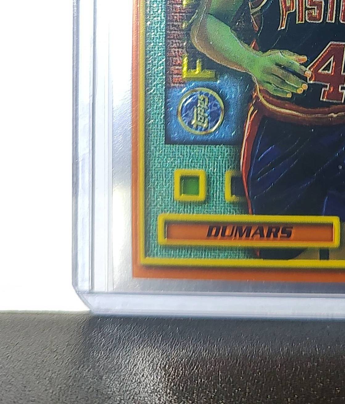 Joe Dumars 1995-96 Topps Finest NBA #M25 Mysterly Pistons