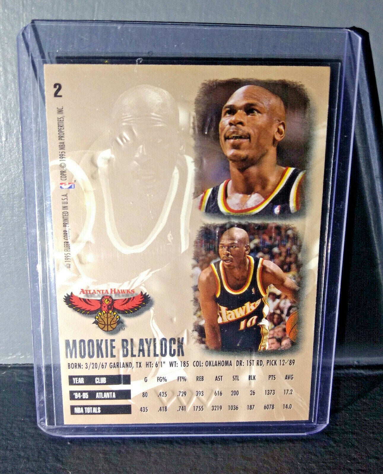 1995-96 Mookie Blaylock Fleer Ultra Gold Medallion #2 Basketball Card