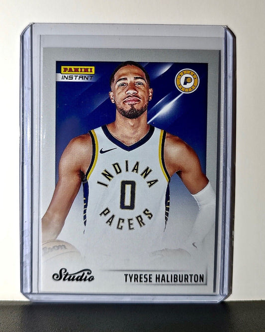 Tyrese Haliburton 2024-25 Panini NBA Studio #17 Card Indiana Pacers 1/275